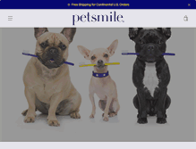 Tablet Screenshot of petsmileusa.com